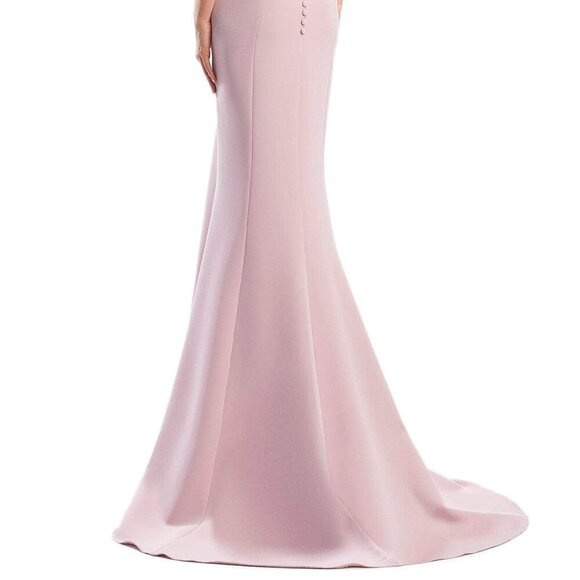 SALE NWT Alexander by Daymor 1753S23 Pleated Mother of the Bride Quartz Size 8 - Picture 4 of 6